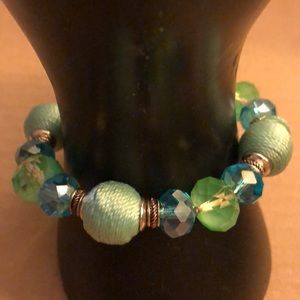 NAPIER BEADED ELASTIC BRACELET NWT